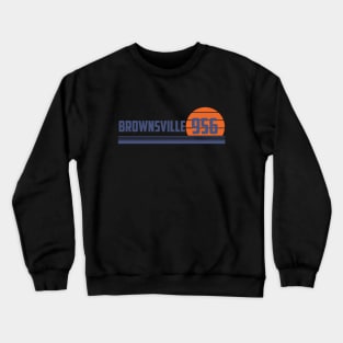 956 Brownsville Texas Area Code Crewneck Sweatshirt